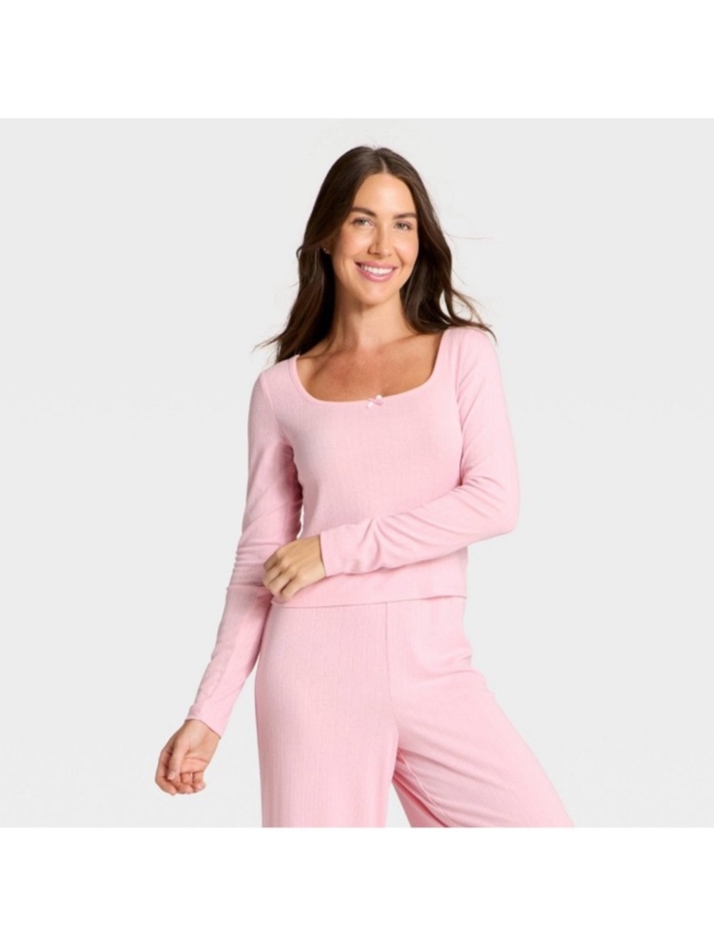 Women’s Ribbed Sleep Shirt Auden Light Pink
